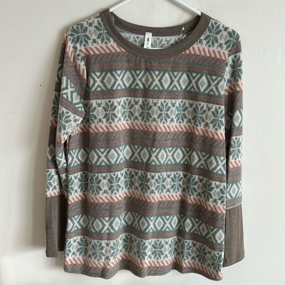 Vanilla Bay  print top